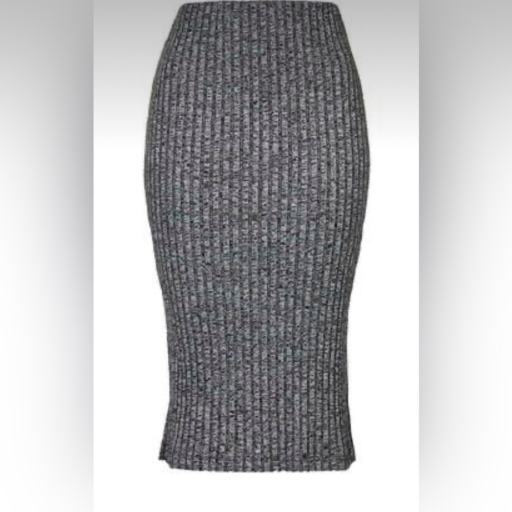 TOPSHOP‎ Double Split Midi Skirt